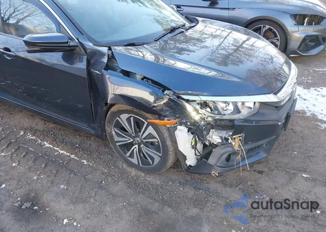 2017 Honda Civic Ex-L z USA, uszkodzony, nr VIN 19XFC1F74HE011923